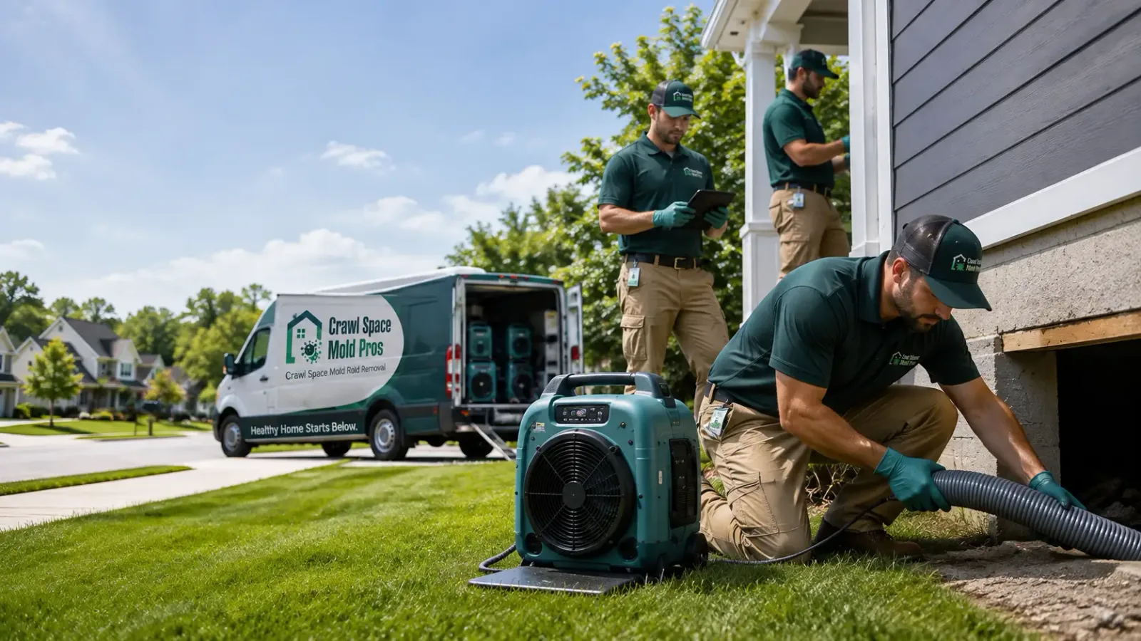 Crawl Space Mold Removal in Diamond Springs, CA